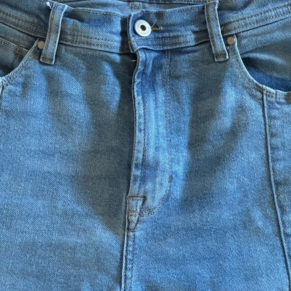 Kensie Vintage Luxe The Savannah High Rise Flare Jeans Size 12/31 Stretch Denim - Picture 7 of 9